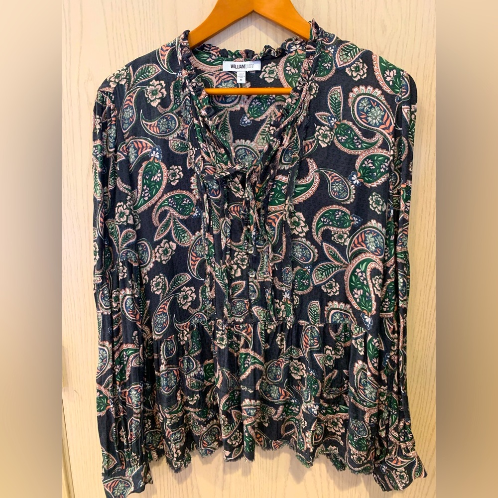 WILLIAM RAST Atwood Boho Prairie Top - Picture 2 of 8